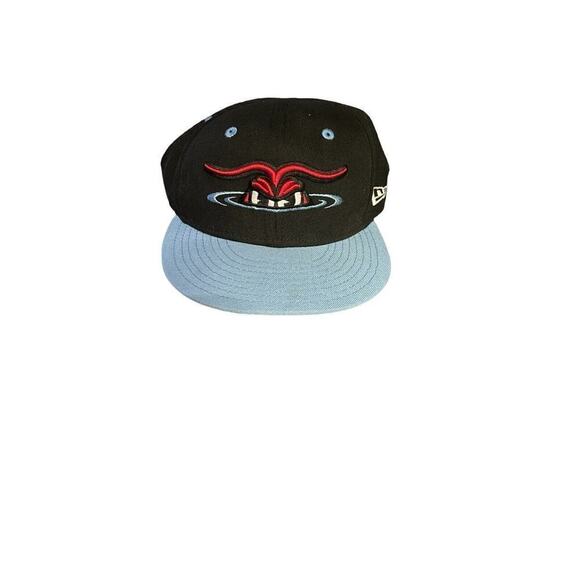 New Era Other - Hickory Crawdads New Era Authentic SZ 6 3/4 59FIFTY Hat Cap Blue